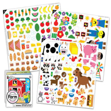 Load image into Gallery viewer, Colorforms farm, Colorforms, Reusable stikers