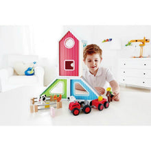 Load image into Gallery viewer, Wooden Barn Play Set