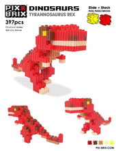 Load image into Gallery viewer, Pix Brix Dinosaurs - Tyrannosaurus Rex