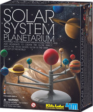 Load image into Gallery viewer, solar system planetarium, craft, paint planets, glow in the dark planetarium