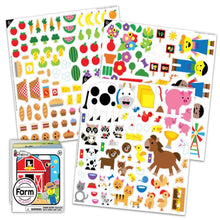 Load image into Gallery viewer, Colorforms farm, Colorforms, Reusable stikers
