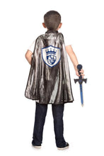 Load image into Gallery viewer, Knight cape and sword, make believe, dress up, Halloween Costume
