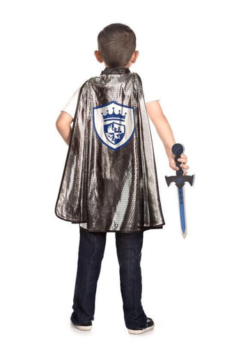 Knight cape and sword, make believe, dress up, Halloween Costume
