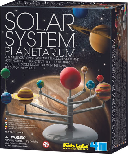 solar system planetarium, craft, paint planets, glow in the dark planetarium
