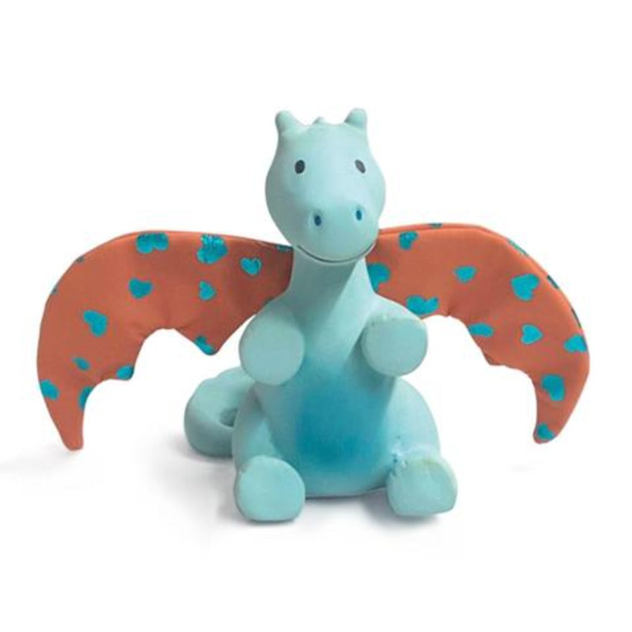 Sunrise Dragon Natural Rubber Baby Rattle, Rattle, Dragon, Baby teether