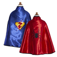 Load image into Gallery viewer, Superhero Reversible Adventure Cape with Mask , Superhero costume, Halloween costume
