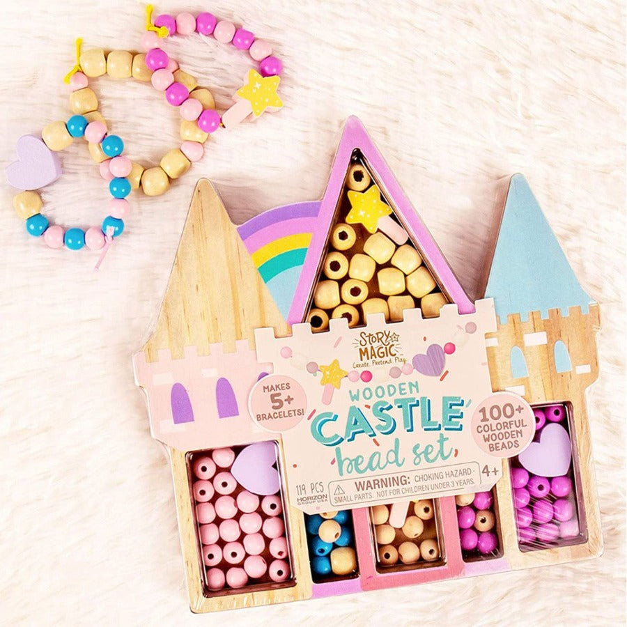 Story Magic Wooden Castle Bead Set